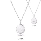 Zodiac Necklace Sterling Silver by Linda Tahija - Libra