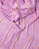 shop Kip & Co Lavender Field Stripe Bamboo Terry Bath Sheet online