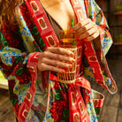 closeup details of Leilani Robe by Sage & Clare