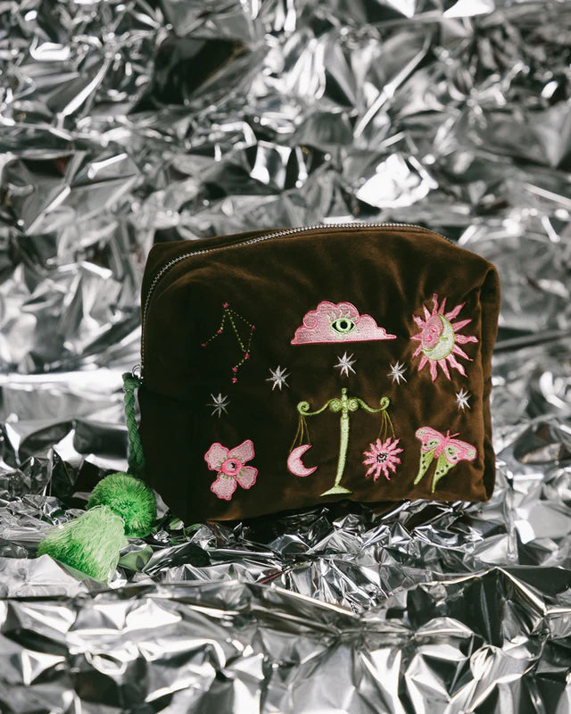 astrology cosmetic case libra