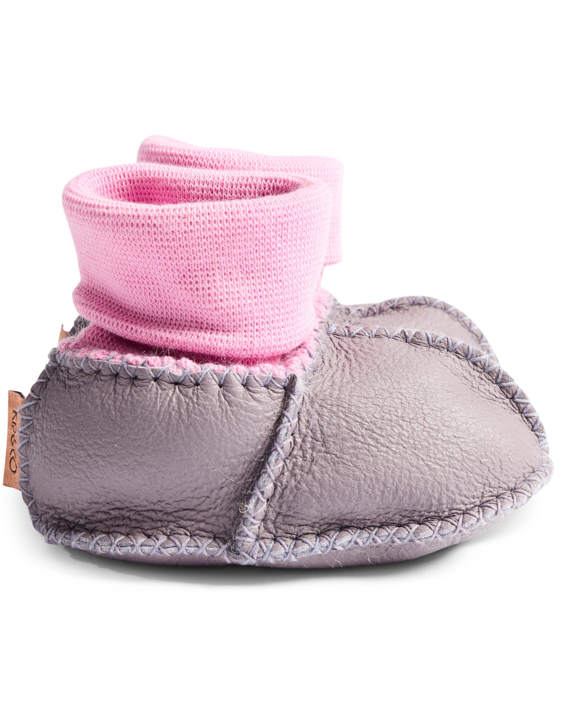 Lilac Baby Booties by Kip & Co
