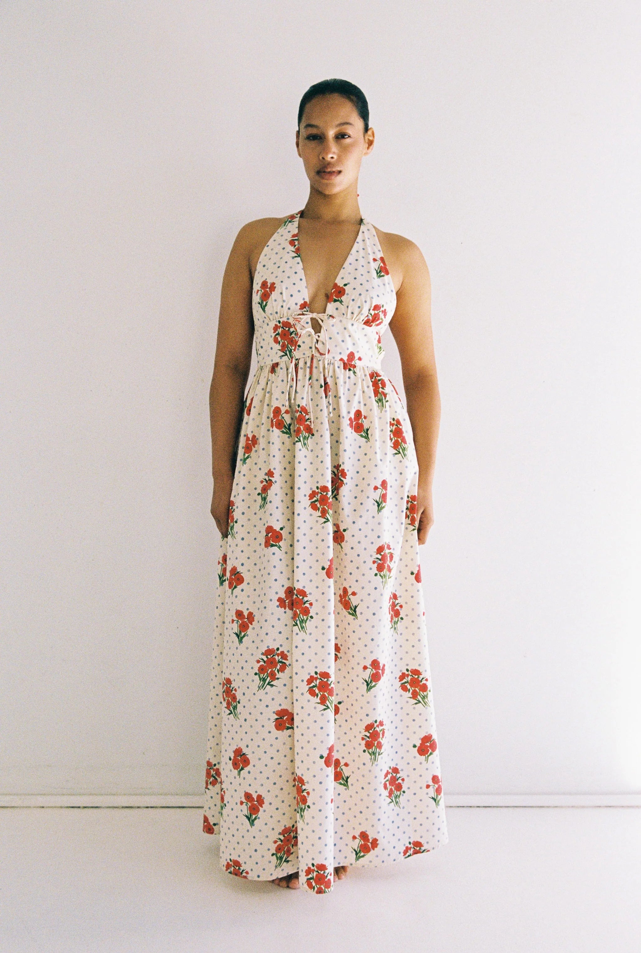 Lily Maxi Dress Poppies by JUNI