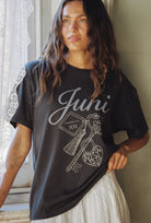 Lock Tee Washed Black by Juni