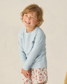 Long Sleeve Rashguard Light Blue | Rylee + Cru