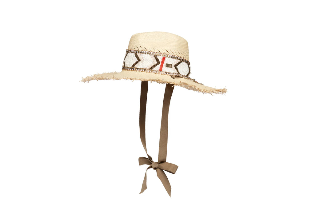 Lorna Murray Marbella Spanish Summer Panama Hat with ribbon
