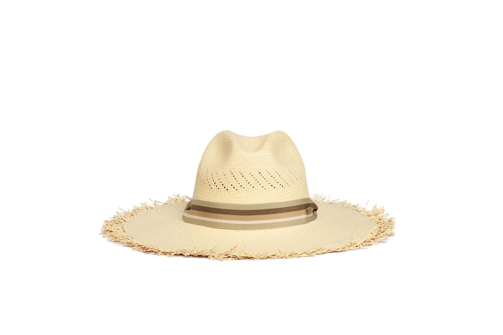Lorna Murray Sunbed Sandy Beach Panama Hat