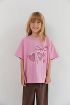 Love Locket organic cotton t-shirt pink ethical fashion