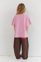 Shop Love Locket Tee Juni organic pink t-shirt online Australia
