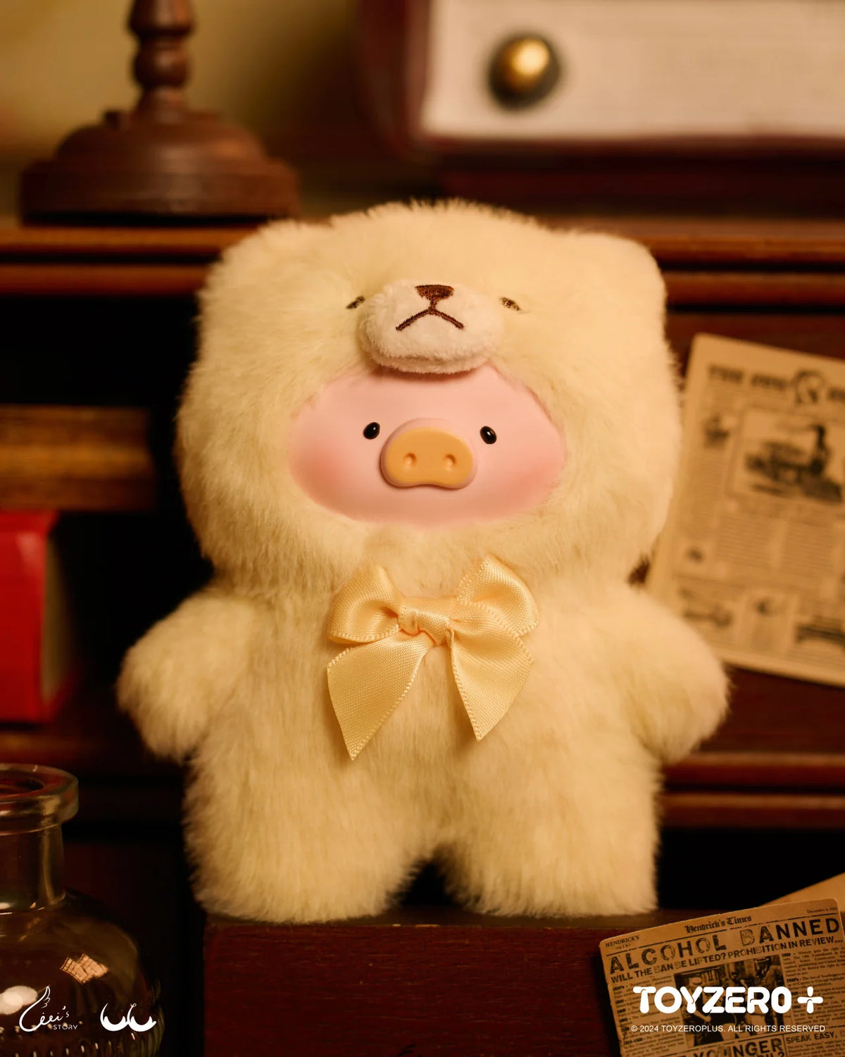 Yellow LuLu the Piggy Vintage Teddy Shop Vinyl Face Blind Box by ToyZero+