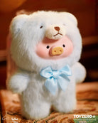 light blue LuLu the Piggy Vintage Teddy Shop Vinyl Face Blind Box by ToyZero+