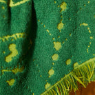 fabric detail of Lucia Bath Sheet Kelp by Sage & Clare