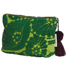Green terry pouch