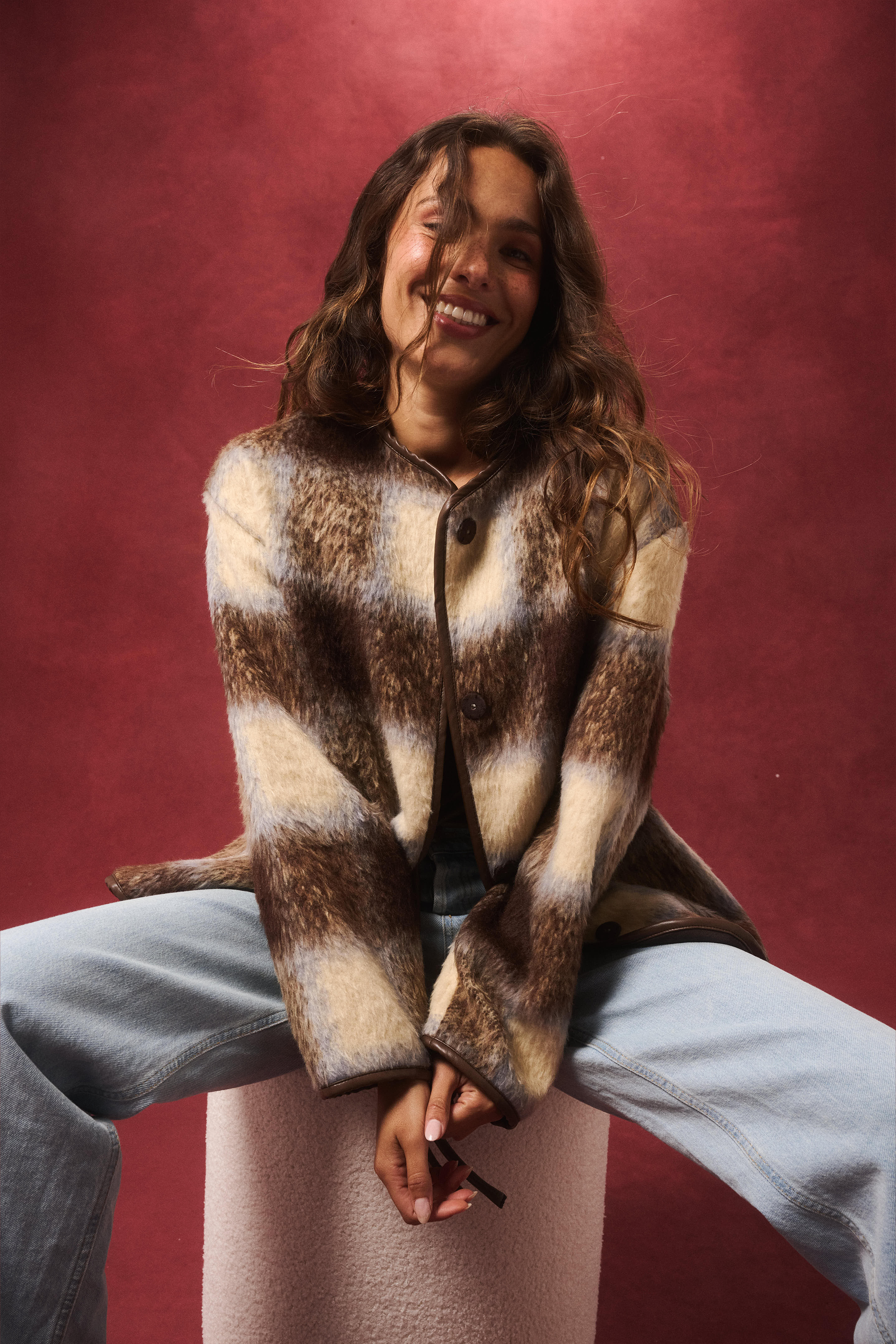 Luka Jacket - Check by Cartel & Willow