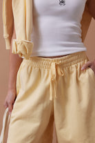 Lulu reverse panel short sunny yellow by Ceres Life