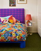 Lustre Panelled Velvet Cushion gift idea