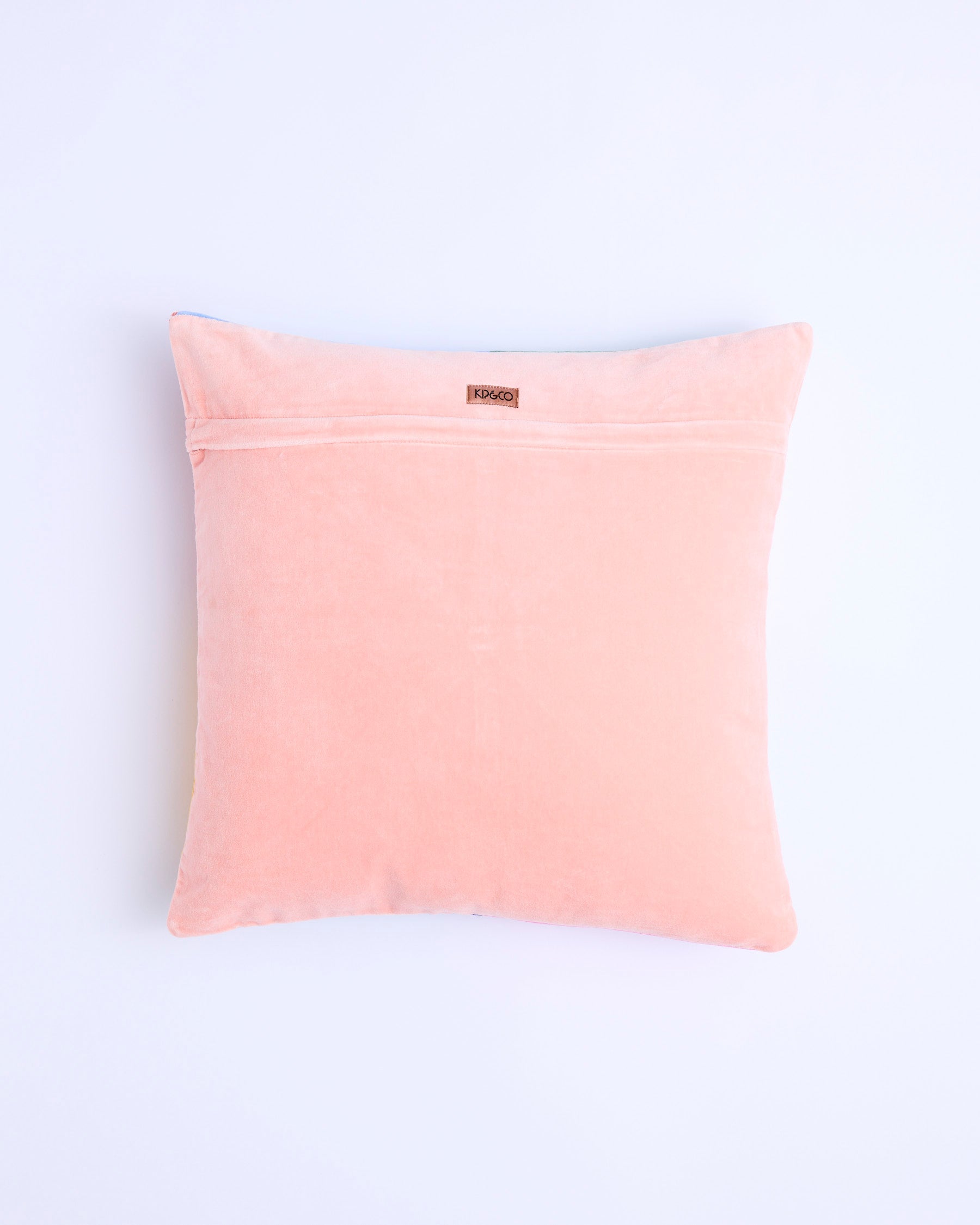 Lustre Panelled Velvet Cushion product image 3