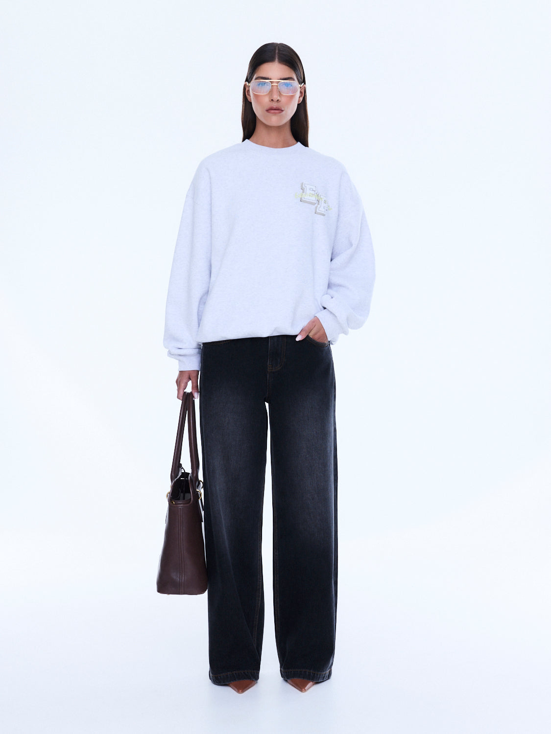 Mila Oversized Sweater - Deep Cherry Red/Ena Pelly by Ena Pelly