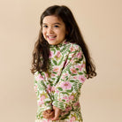 Girl in the Ma Fleur Organic Hooded Terry Sweat | Wilson + Frenchy