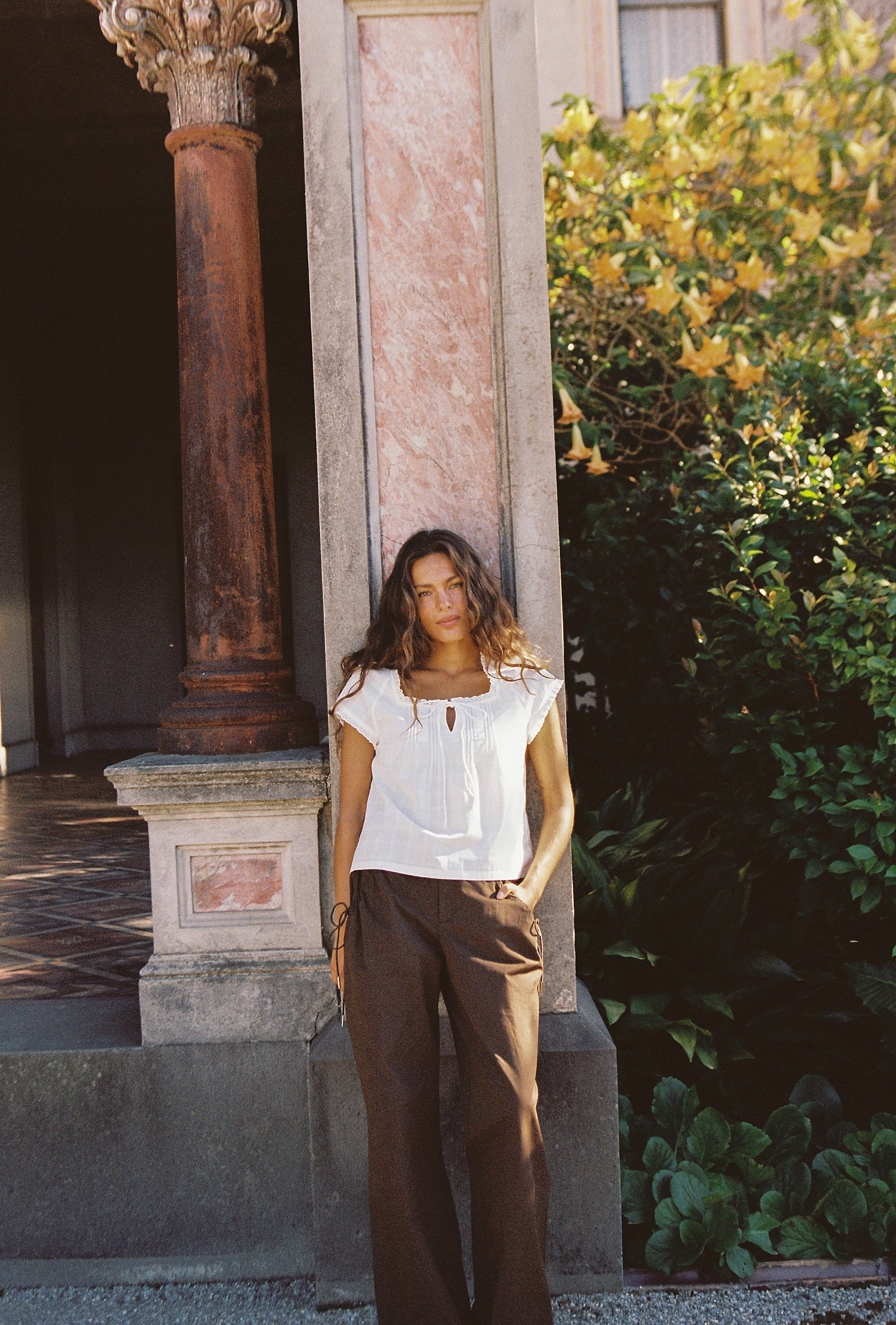 Macie Pant Espresso by Juni