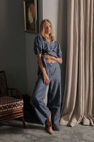 Kireina Madison pants and top in denim blue