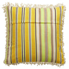 back details of Margaret Fringe Cushion - Clay by Sage & Clare