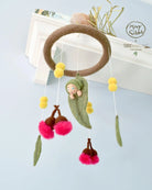 Tara Treasures collaboration with May Gibbs featuring gorgeous gum nut baby cot mobile