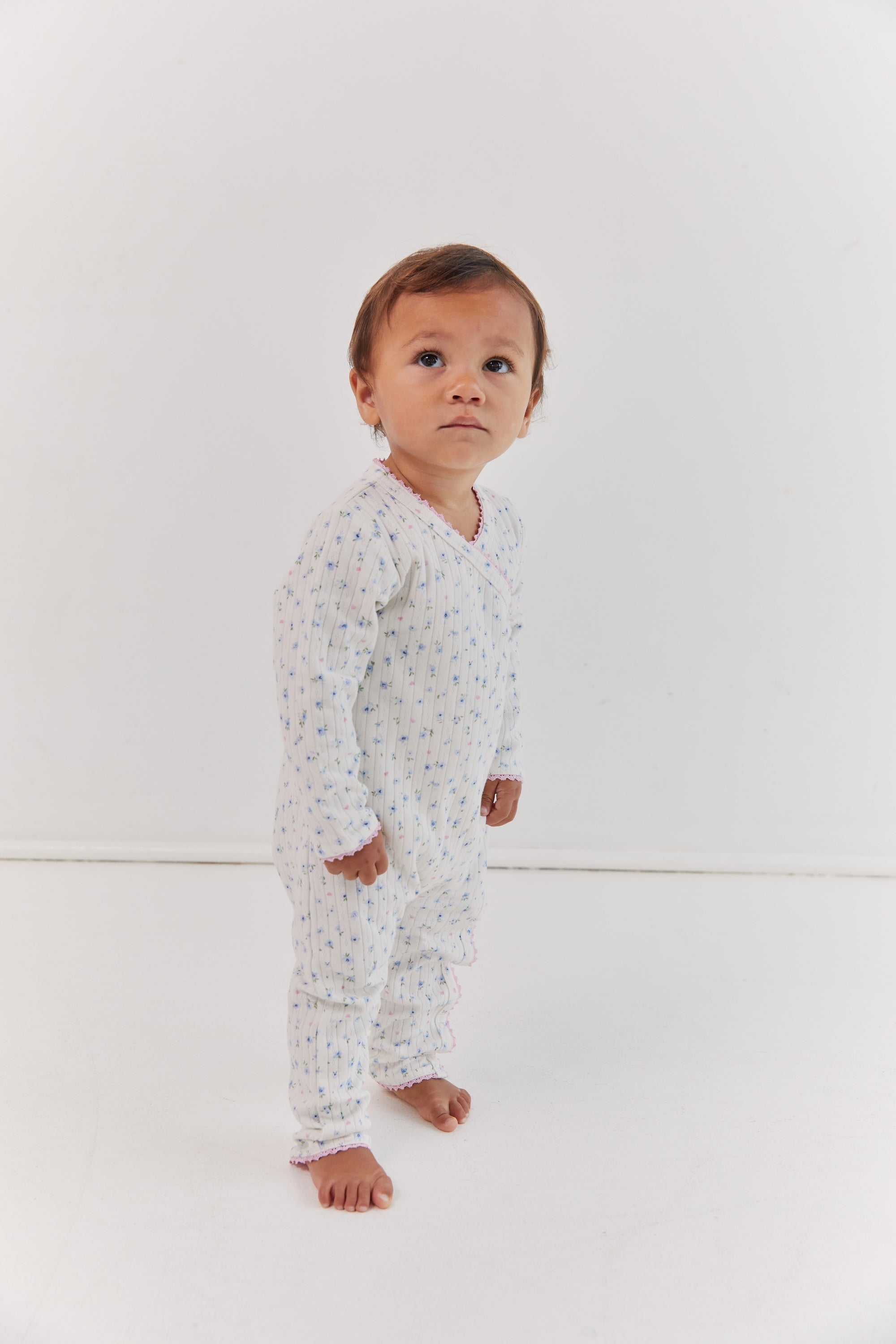 Organic cotton newborn onesie wrap style Australia online