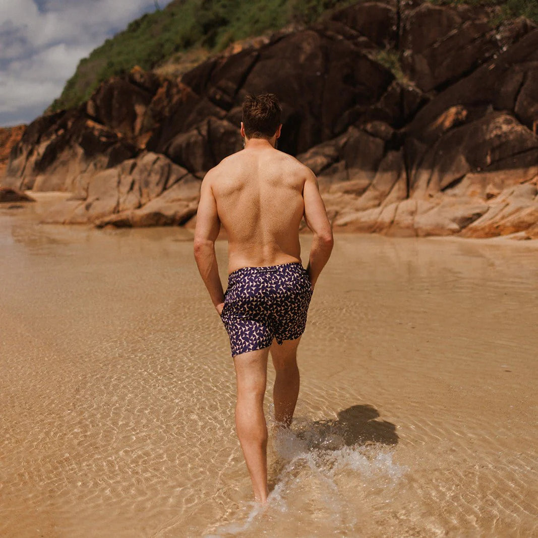 mens board shorts - Swim shorts sapphire sand by Swim Shady