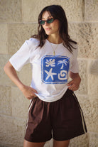 Model wearing Mila Short – Chocolate brown by Ceres Life