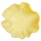 Top-down view of Aspen Gold Milly Bowl showing star-shaped scalloped rim and interior