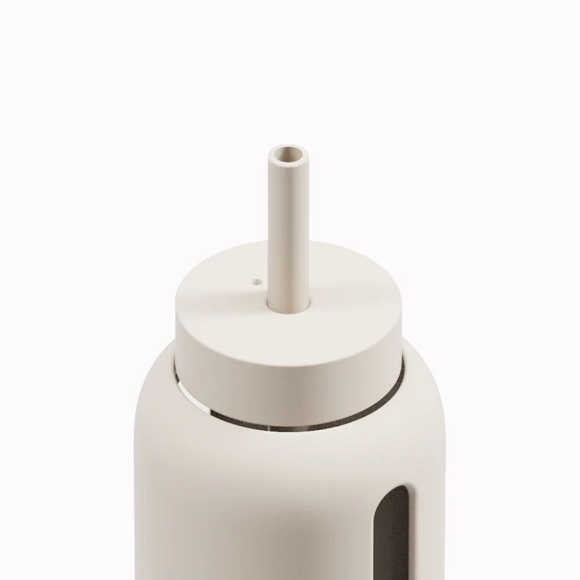 Mini Bottle Lounge Straw & Cap - Stone - by Bink