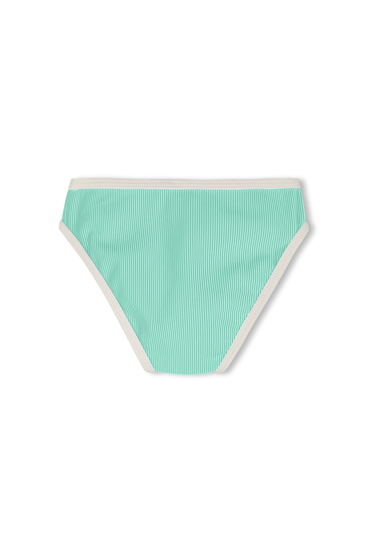 Zulu & Zephyr Aqua Mini Stripe Bikini Bottom - Aqua