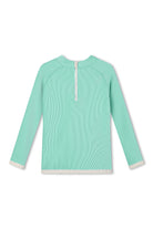 shop Zulu & Zephyr Aqua Mini Stripe Rashie - Aqua online