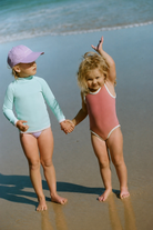 buy Aqua Mini Stripe Rashie - Aqua online Australia