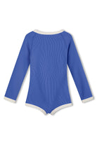 Zulu & Zephyr Sea Blue Mini Stripe Rashie Onesie
