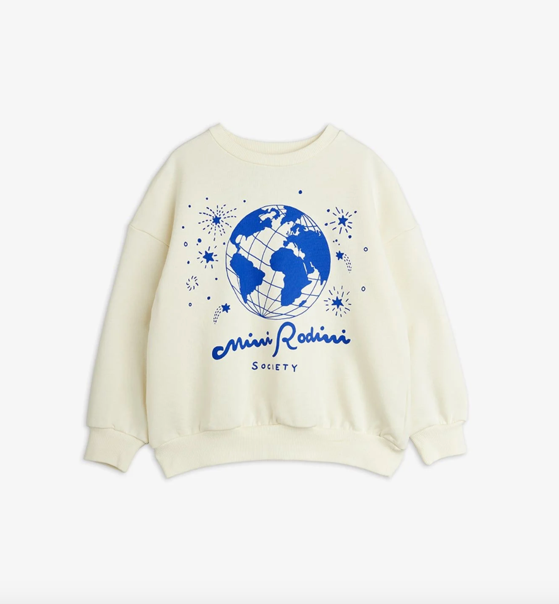 Mini Rodini society sp sweatshirt - White| Mini Rodini