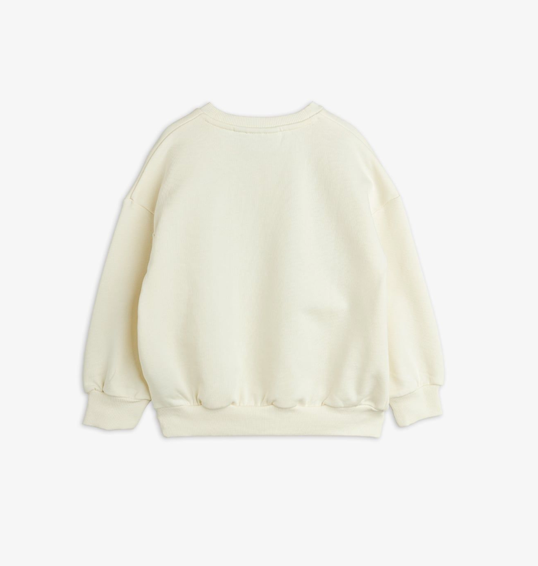 Back view of Mini Rodini society sp sweatshirt - White| Mini Rodini