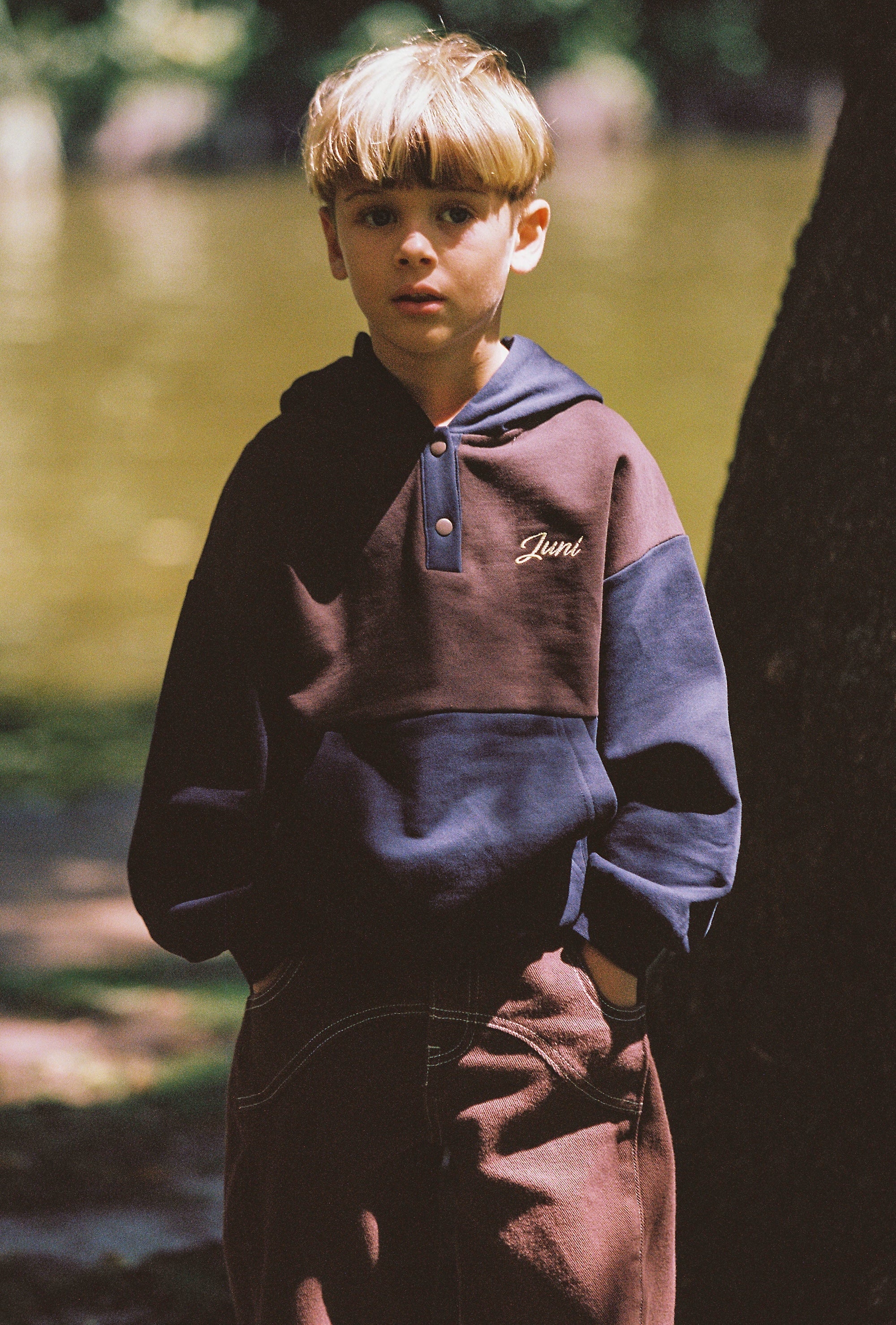 Mio Hoodie - Navy | Juni