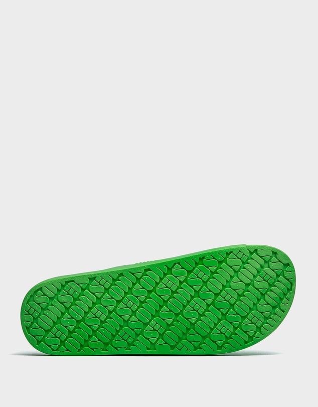 Molly Freedom Moses - neon green slides - kids sizes