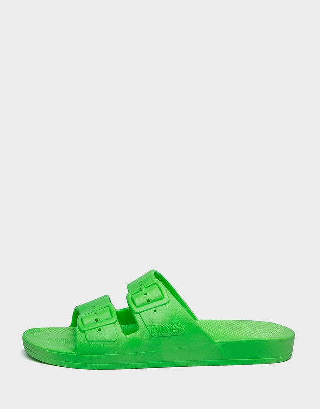 Kids Molly Freedom Moses - neon green slides