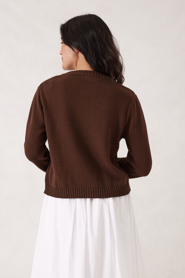 Nelly long sleeve affordable knit cardigan by Cere Life