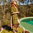 Nisha Terry Kimono Palm by Sage & Clare