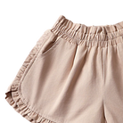 side detail of Niven Shorts in Rose Mocha by Donsje