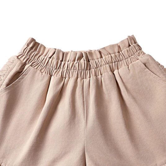 waist detail of girls Niven Shorts