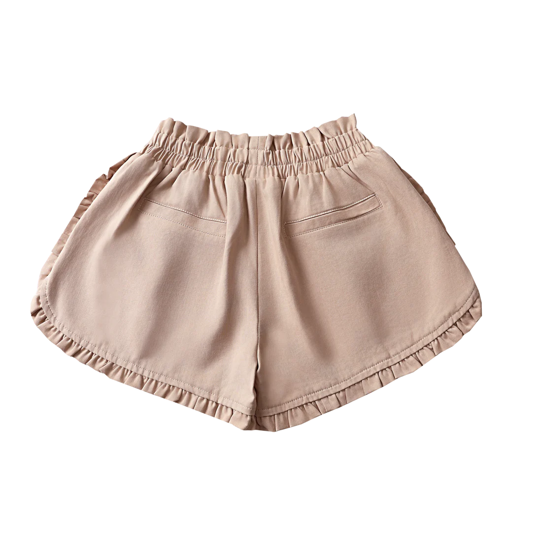 back view of Niven Shorts in Rose Mocha by Donsje