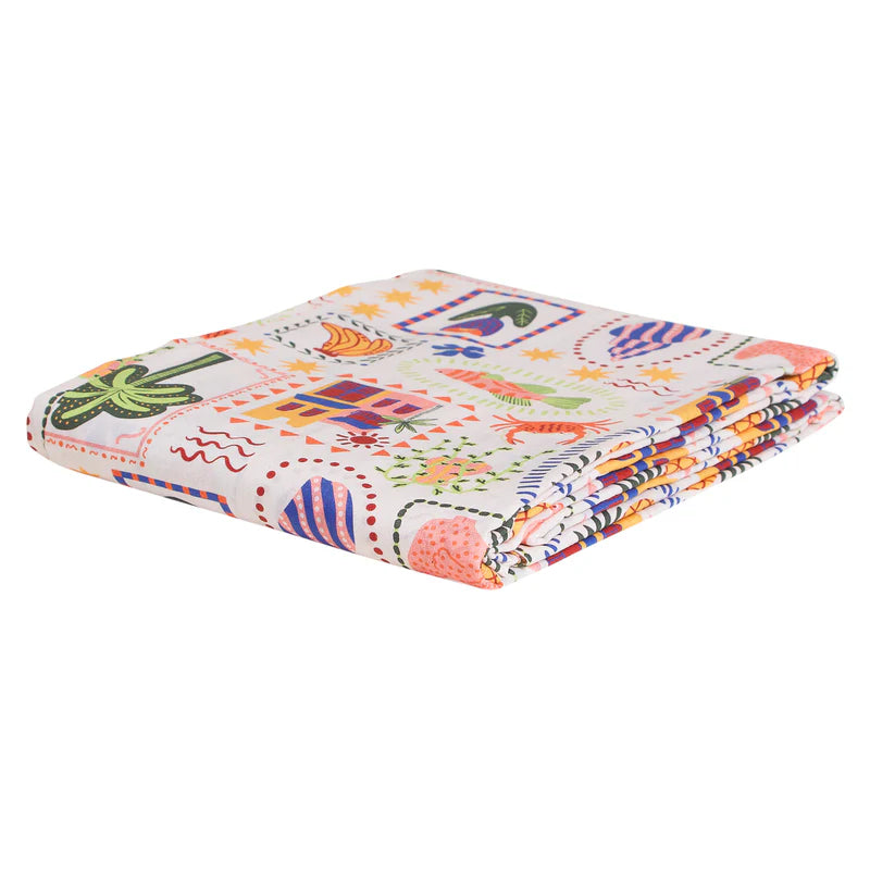 Ottilie Cotton Sheets – Flat Sheet by Sage & Clare
