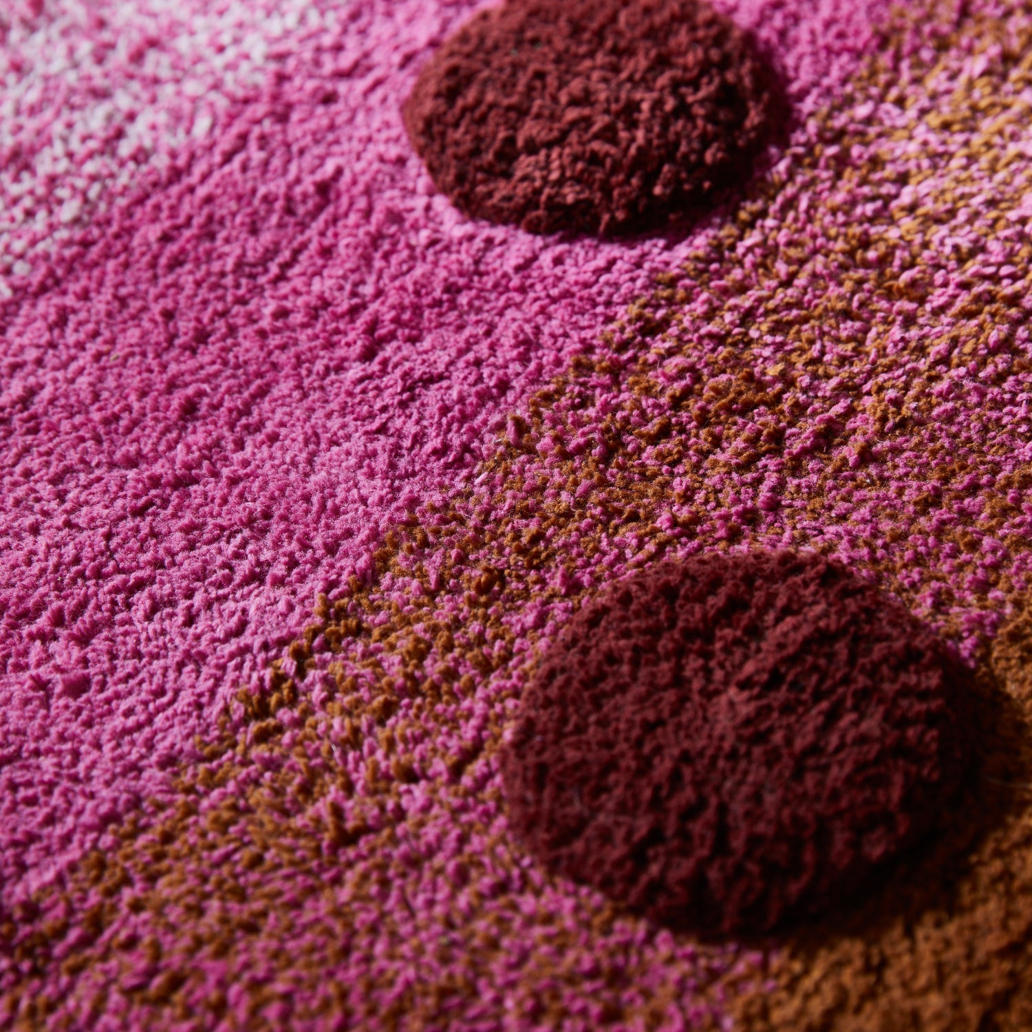 Close-up of plush cotton texture showing super-absorbent handcrafted weave on Paige Bath Runner