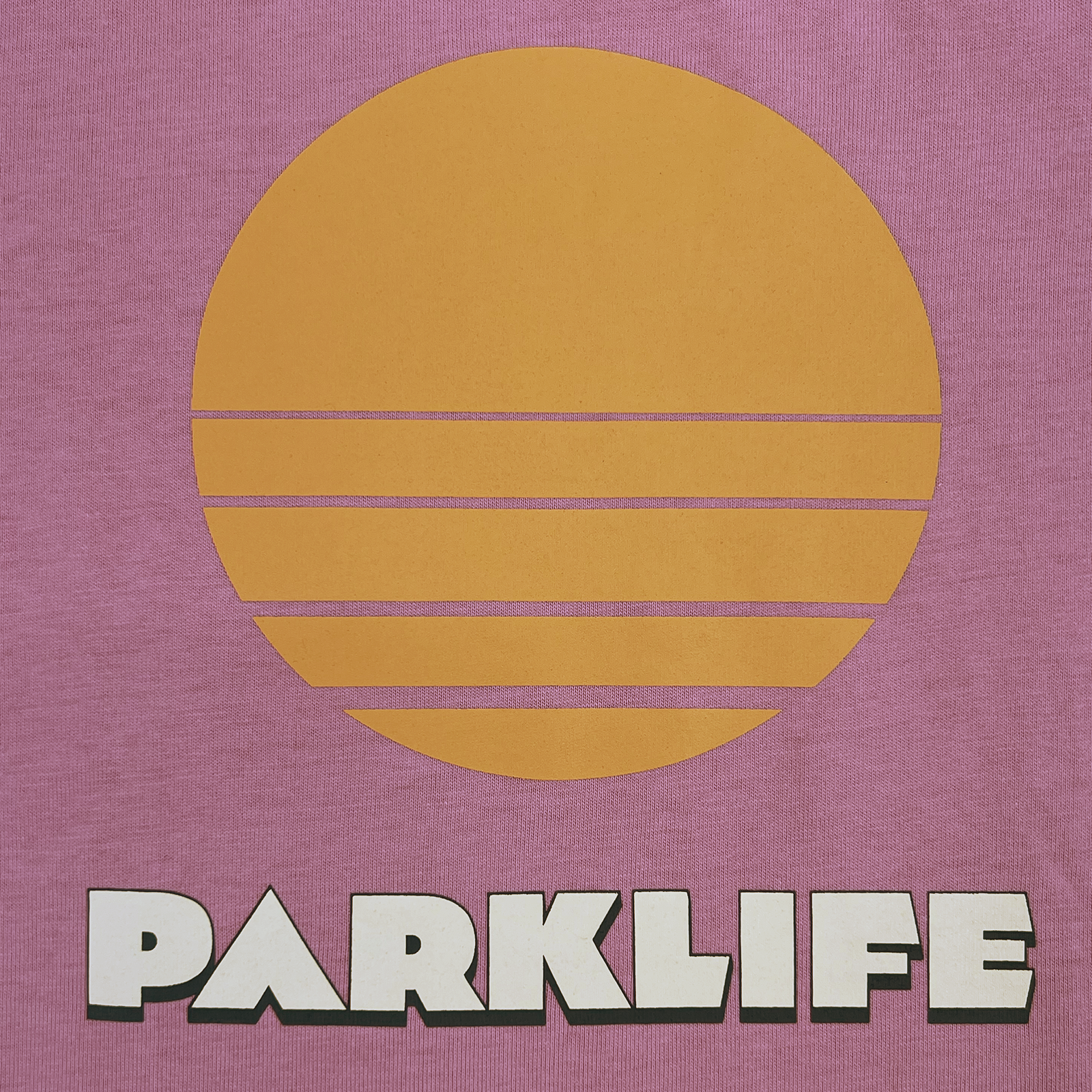 Close up of the Parklife Kids Long Sleeve Tee - Peony | Banabae