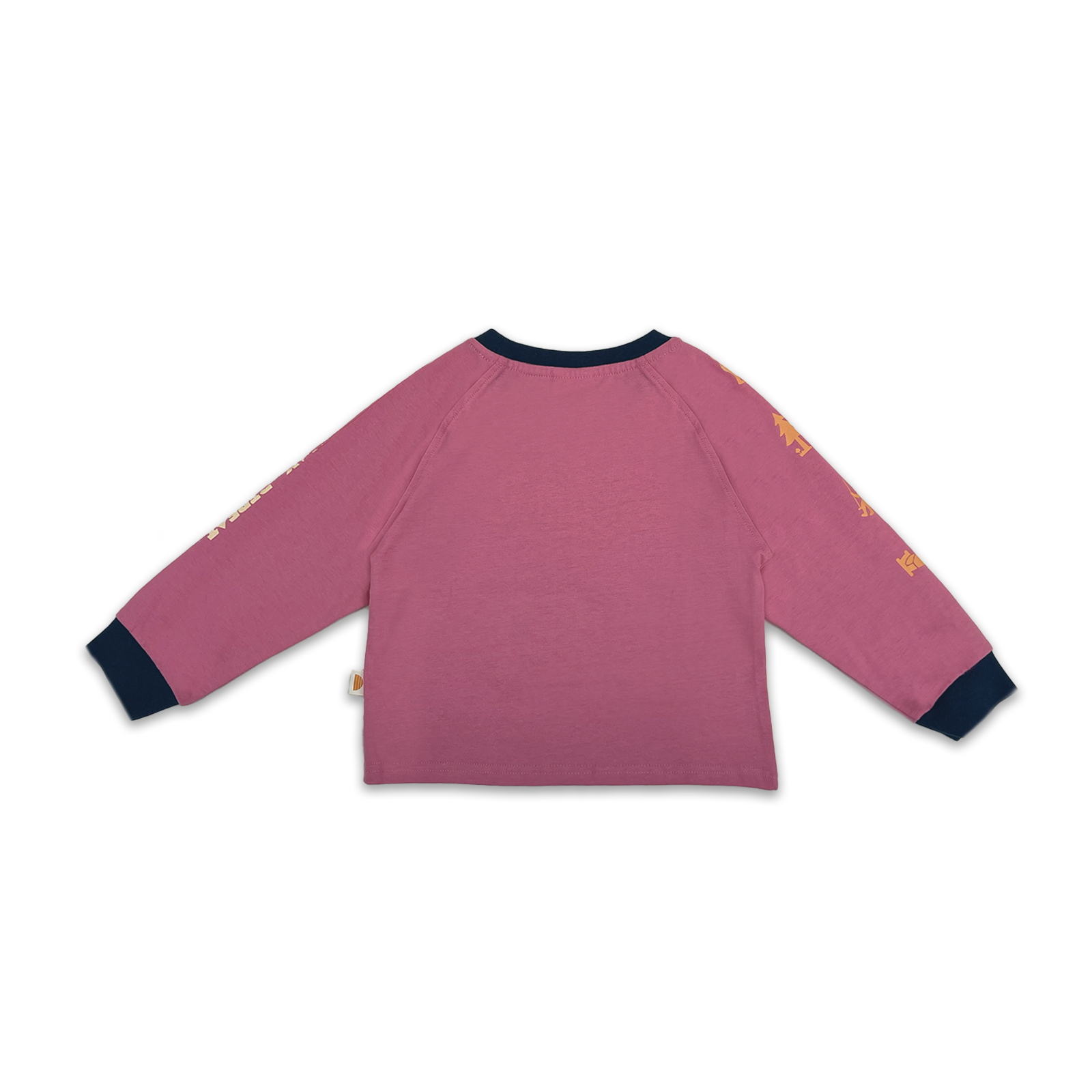 Back view of the Parklife Kids Long Sleeve Tee - Peony | Banabae
