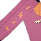 Close up of sleeve detail on the Parklife Kids Long Sleeve Tee - Peony | Banabae